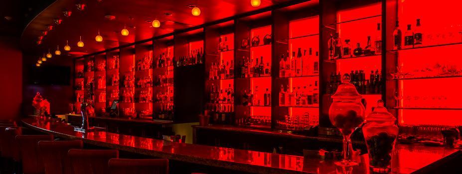 Hotel Lounge LED Lighting Makeover