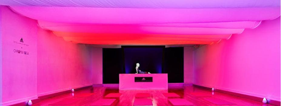 Experiential Retail Lighting: Stella McCartney + Chroma Yoga