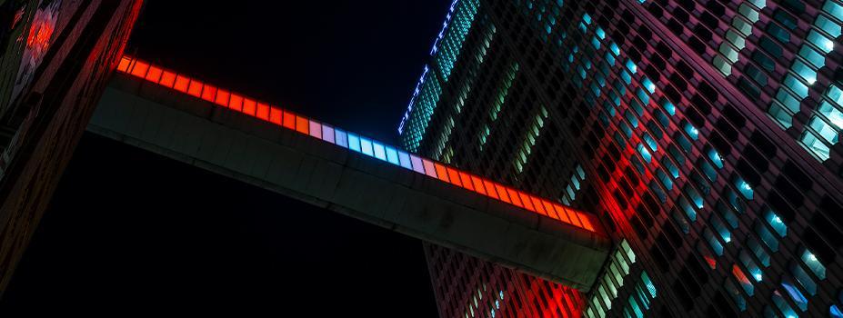 Architectural LED Lighting: Detroit Skybridge