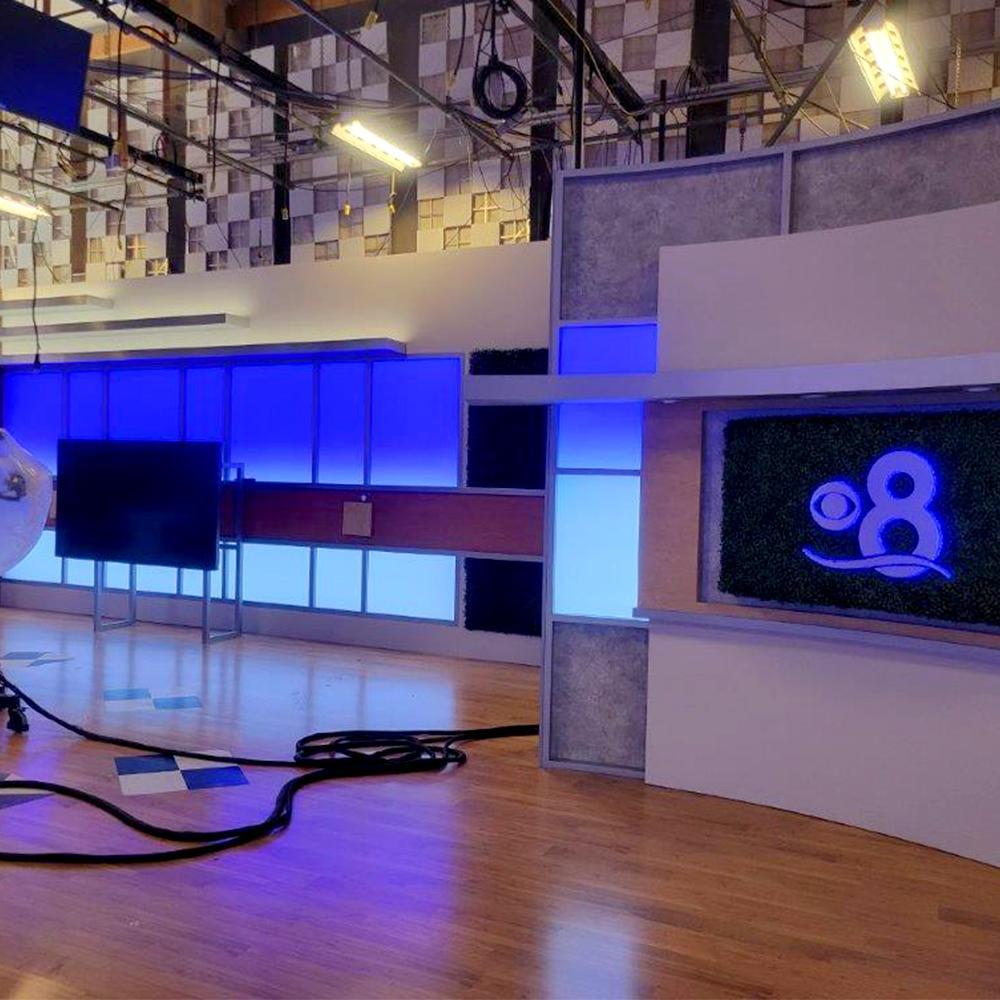 Channel 8 CBS News Studio 2