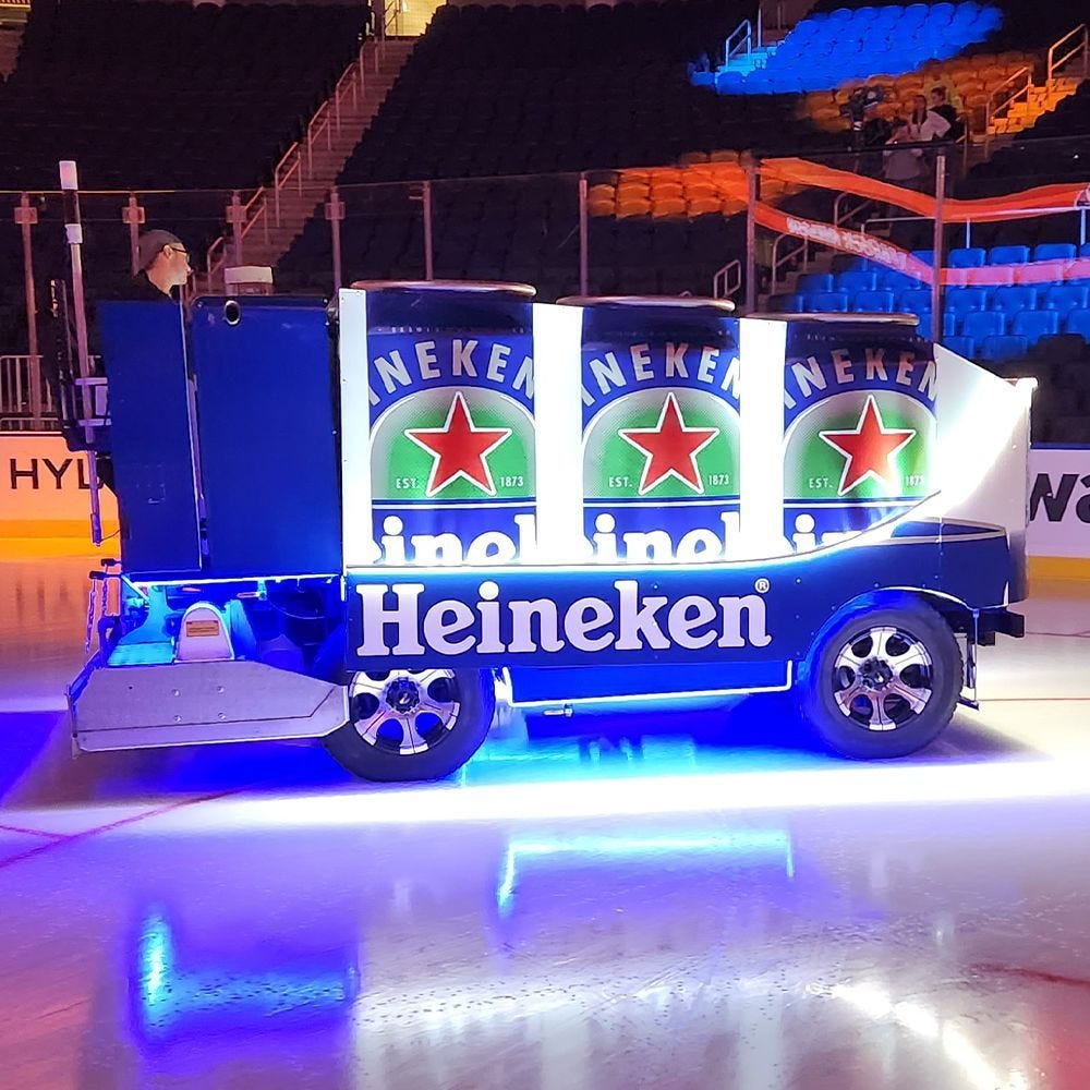 The Heineken Zamboni