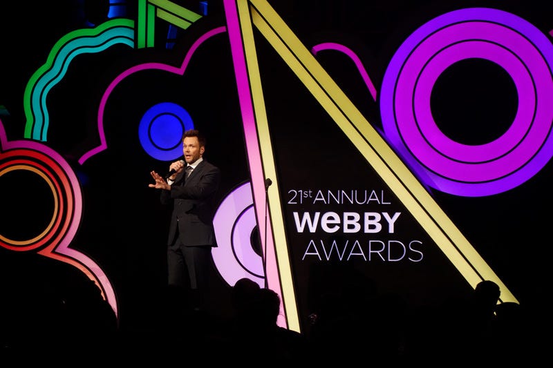 Click to view larger version 2017 Webby Awards LED Stage Lighting Closeup
