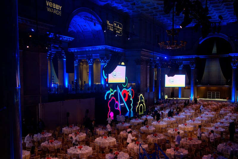 21st Annual Webby Awards LED Stage Lighting and Room