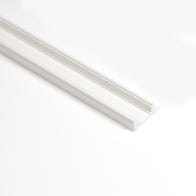 CS183 Plastic LED Channel Base - White - 1.25m