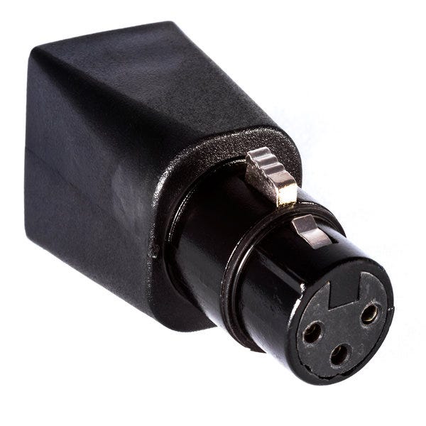 EBXYA DMX XLR 3 Pin to RJ45 Y Splitter Cable 1 Pair of RJ45 to Dual XLR Male & Dual Female Cable 3 Feet