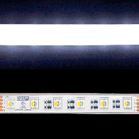 Waterproof MaxRun RGB + 3,000K 4-in-1 5050 LED Strip Light - 60/m - 10m reel