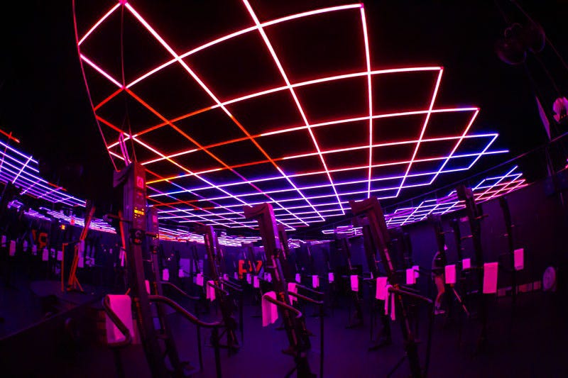 Health Club Lighting: Rise Nation