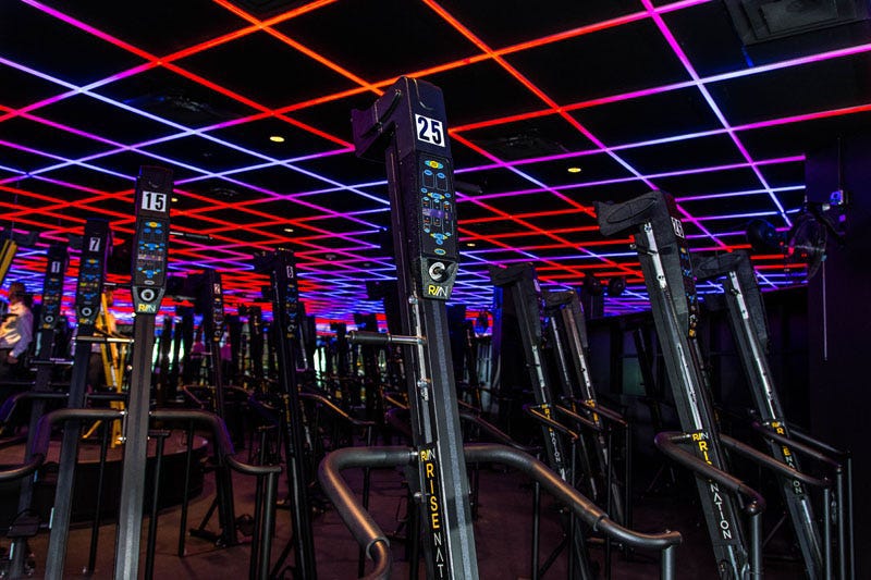 Health Club Lighting: Rise Nation