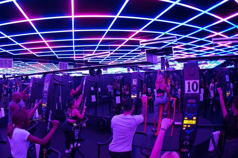 Health Club Lighting: Rise Nation