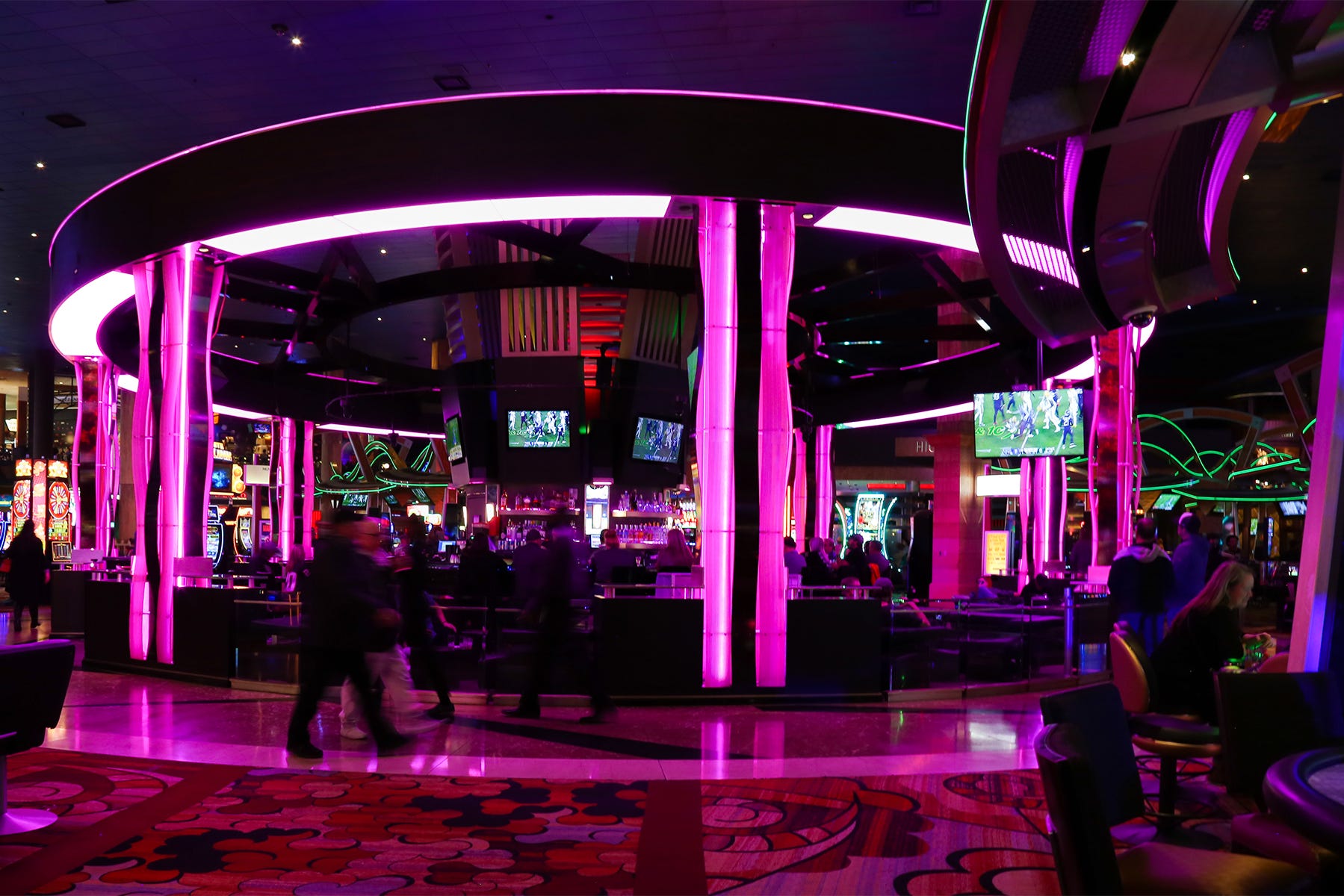 The interior of New York-New York Hotel & Casino in Las Vegas